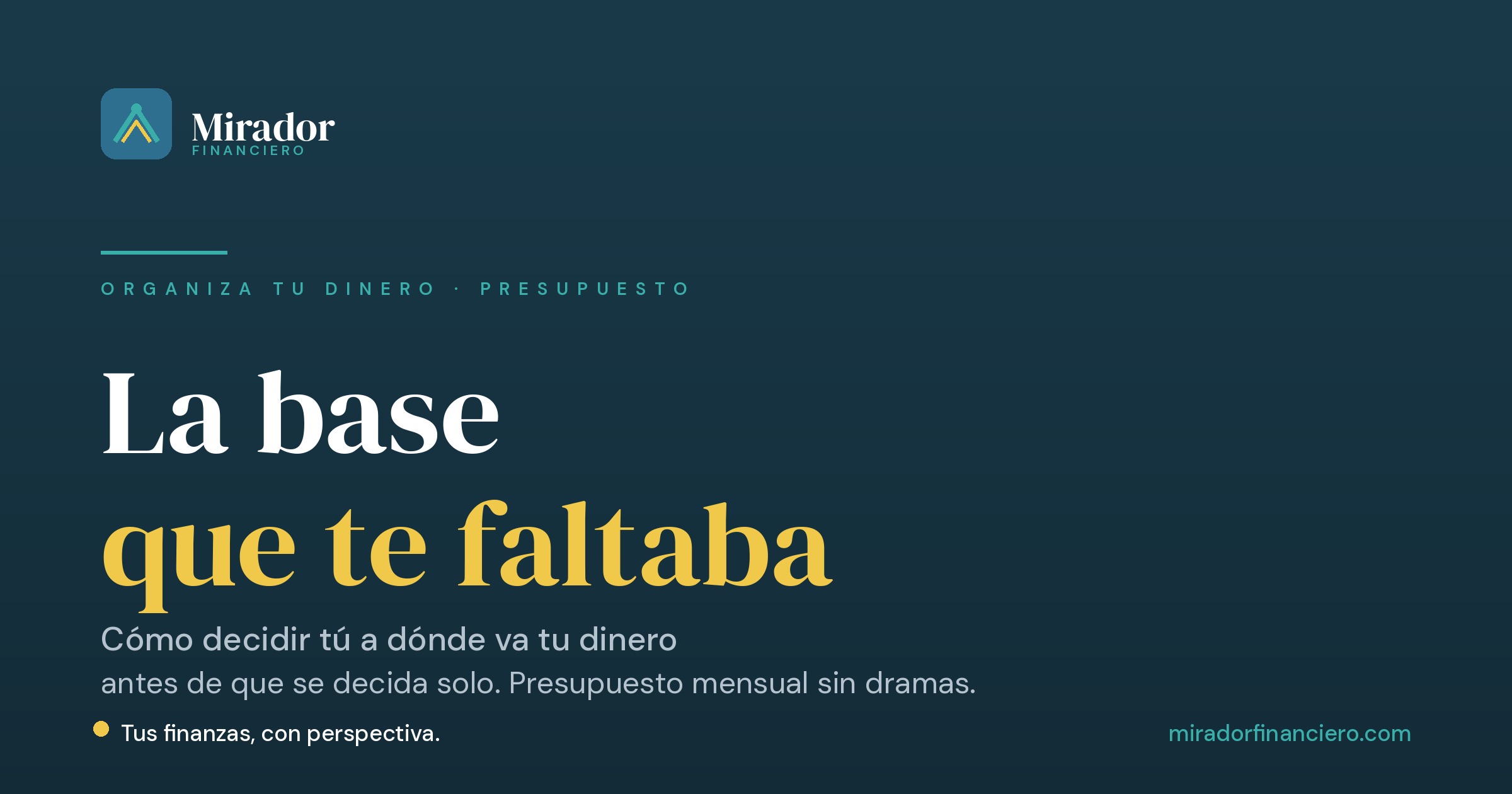 presupuesto mensual