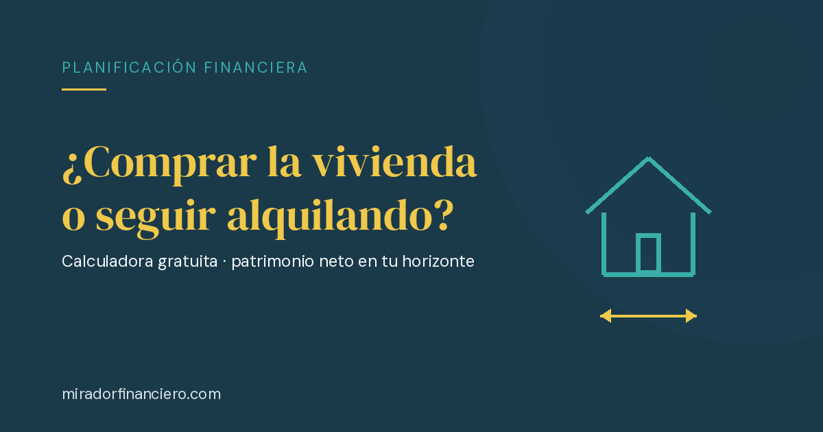 comprar o alquilar vivienda